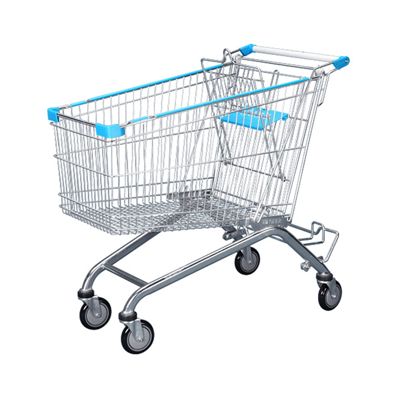 Carrito de compras comercial — Modelo silencioso, apilable y de alta capacidad