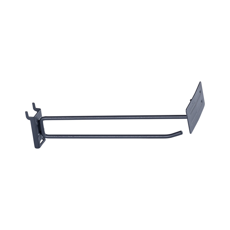 Gancho de doble clavija para tablero perforado — extra grueso y resistente, con excelente capacidad de carga