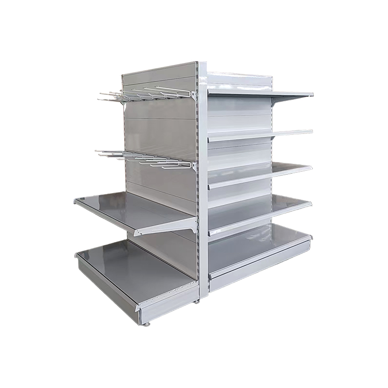 Estante de doble cara A/B con base ajustable de estilo europeo